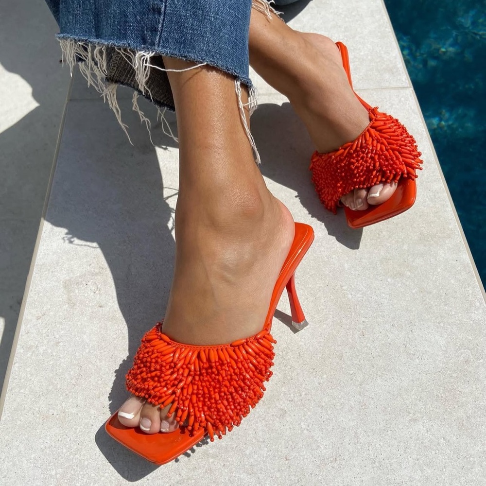 JEFFREY CAMPBELL Beaded-Me Sandals
